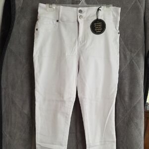 1822 Denim White Skinny Jeans Versatile Style